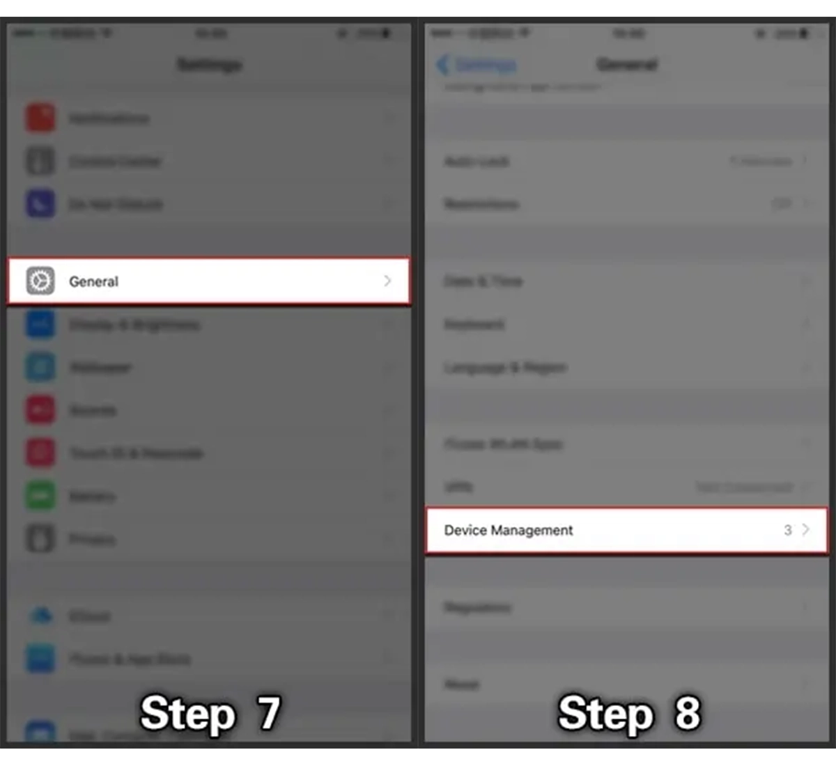 iOS installation step 4